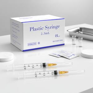 <span class=keywords><strong>Seringue</strong></span> vétérinaire jetable de sécurité Luer Lock 2,5 ml <span class=keywords><strong>25G</strong></span> pour usage animal - Product Image 1