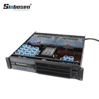 Sinbosen LA12X Processeur audio DSP 4 canaux Classe Td Équipement sonore Amplificateurs de puissance professionnels 2200w