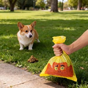 Sacs à déjections canines Trump, sacs à déjections pour animaux de compagnie anti-fuites, lot de 60, le sac à déjections le plus présidentiel, adapté aux promenades en extérieur avec les chiens. - Product Image 6