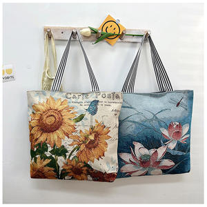 <span class=keywords><strong>Borsa</strong></span> per la Spesa in Tela Personalizzabile con Stampe Animali, Riutilizzabile, Grande Capacità, Stile Etnico per Studenti - Product Image 2