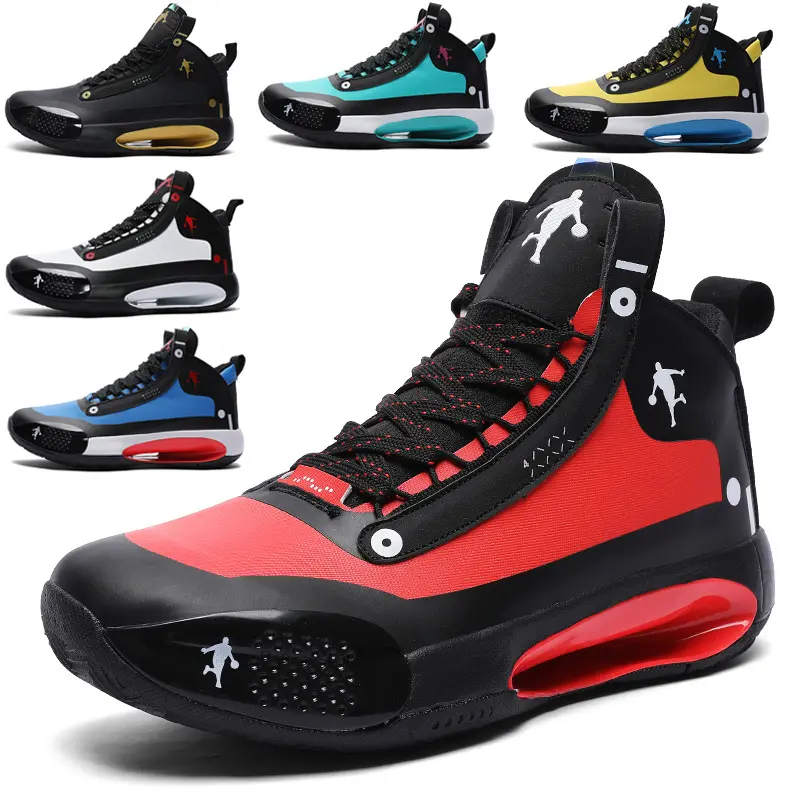 Toptan orijinal kalite erkek sneakers nedensel ayakkabı düşük kesim için çarpışma geçirmez kırmızı ayakkabılar basketbol