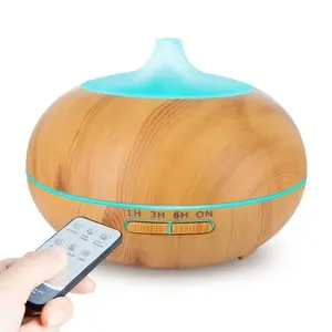 550ml anion wood Air Freshener Humidifier User Manual Ultrasonic humidificador Essential Oil Aroma Diffuser with big Spray
