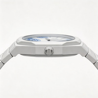 Montre géométrique en biocéramique, logo personnalisé, OEM, mouvement à quartz étanche, directement de l'usine
