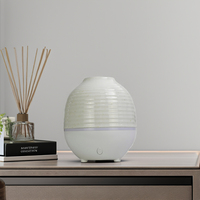 Meilleur vendeur Humidificateur électrique en céramique blanche Essential Diffuseur d'huiles essentielles ultrasonique de parfum USB