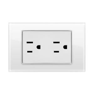 Nhà Máy Bán buôn jermel 118s5 16A 110-250V điện tường chuyển đổi ánh sáng <span class=keywords><strong>2</strong></span> băng đảng Mỹ đa ổ cắm <span class=keywords><strong>2</strong></span> cửa hàng - Product Image 1