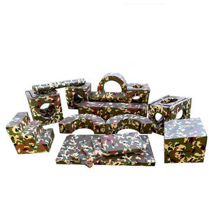 Anji Jeu d'extérieur pour l'école Intégration sensorielle Maternelle <span class=keywords><strong>Parkour</strong></span> Soft Cover Equipment PVC Material Customized Color - Product Image 1