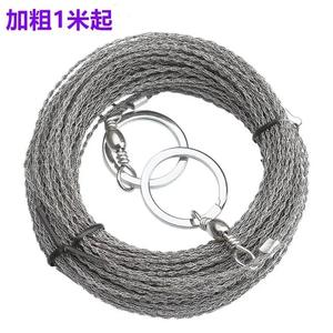 Sierra de alambre de acero inoxidable con borde dentado, herramienta de supervivencia para exteriores, para madera y plantas acuáticas, herramienta multiusos duradera, fabricada en Zhejiang - Product Image 3