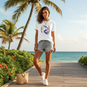 T-shirt Unisex con Logo quadrato accessorio moda donna - Product Image 3