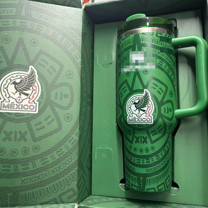 Custom Brand ODM Mexico American Sports Team Print Stainless Steel 6-12 Hours Thermal Vacuum Insulated Cup Travel <strong>Mug</strong> Gift <strong>Box</strong> - Product Image 2