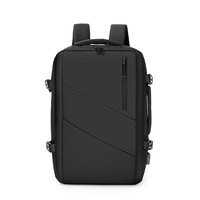 Sac à dos de voyage pour ordinateur portable en polyester imperméable grande capacité 20L 39L avec fermeture éclair USB, unisexe, logo personnalisé