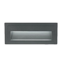 Lampe d'escalier LED extérieure en aluminium IP65 3W 6W, lampe encastrée murale pour couloir, escalier, jardin, lumière d'escalier LED blanc chaud 3000K