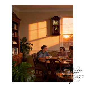 <span class=keywords><strong>Reloj</strong></span> <span class=keywords><strong>de</strong></span> pared <span class=keywords><strong>de</strong></span> péndulo <span class=keywords><strong>de</strong></span> madera <span class=keywords><strong>Reloj</strong></span> <span class=keywords><strong>de</strong></span> pared tradicional con Péndulo exuda una calidad del Viejo Mundo para el hogar o la oficina - Product Image 2