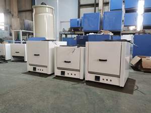 เตาเผาแบบมัฟเฟิลไฟฟ้า เตาเผาแบบมัฟเฟิลตั้งโต๊ะ แบบตั้งโปรแกรมได้ เตาเผาแบบมัฟเฟิล 220V/380V 1200 วัตต์ แบบใส่ชิ้นงานด้านบน - Product Image 1