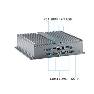 Kotak mini Fanless <span class=keywords><strong>intel</strong></span> <span class=keywords><strong>ATOM</strong></span> <span class=keywords><strong>D2550</strong></span> komputer industri pc 2LAN 6COM 6 * RS232 atau 4 * rs485 atau 3 * rs422 6USB - Product Image 3