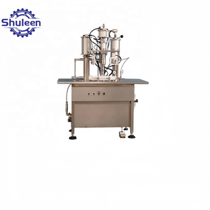 Machine de remplissage d'aérosols semi-automatique, équipement de remplissage de cosmétiques, machine de remplissage de liquides cosmétiques - Product Image 1