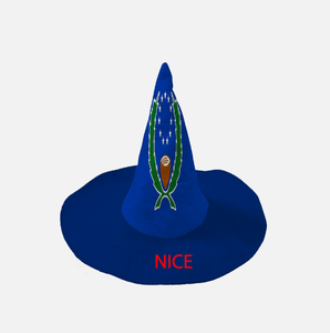 Chapeau de sorcière personnalisé avec drapeau national du Belize, chapeau de cosplay pour Halloween, pour fête sur <span class=keywords><strong>le</strong></span> thème d'Amérique centrale et célébration de la Journée nationale - Product Image 4