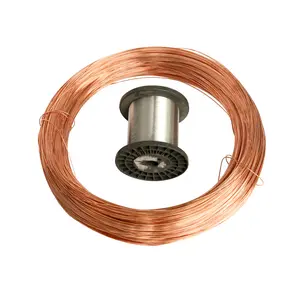 Silver-coated Annealed Round Copper Wire Brass copper High Purity Copper Wire 99.99% Red Cppper