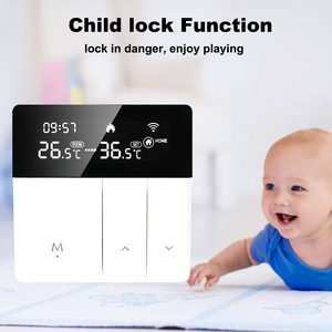 MINCO HEAT I8H Tuya Bộ Điều Nhiệt WiFi Thông Minh Bộ Điều Khiển Nhiệt Độ 95 ~ 240V Cho Nồi Hơi Nước/Sàn Điện/Bếp Ga Bộ Tản Nhiệt - Product Image 3