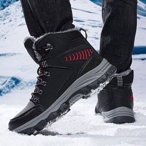 Botas de Nieve para Senderismo al Aire Libre de Talla Grande, Cómodas, Cálidas, Engrosadas, Impermeables, Antideslizantes, Duraderas, para Todas las Estaciones - Product Image 3