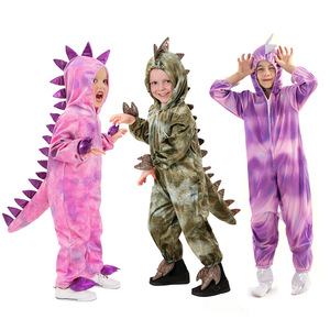 Pijama de dinosaurio para niños, disfraz transpirable de poliéster, ropa de verano 2020 para niños - Product Image 1