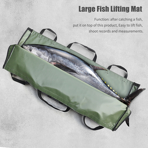 WEIHE Poissons Peser Sac Heavy Duty Grande Capacité Étanche Résistant À L'usure Sac D'atterrissage Accessoires De Pêche pour La Protection Des Poissons - Product Image 5