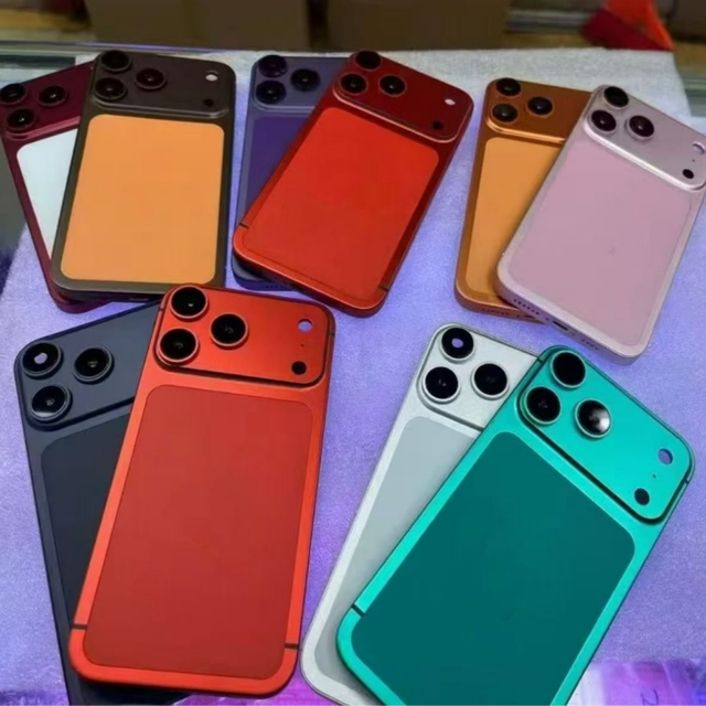 DIY XR to 17 PRO ,11 up to 17 ,X XS MAX Like 17 Pro MAX Housing Compatible for iPhone for Apple Back Cover Housing Battery Frame