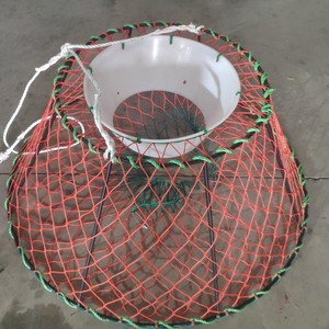 Nuova Trappola per Aragoste Pieghevole per Acque Profonde, Rete a Cerchio Grande in HDPE, Robusta e Assemblabile, Attrezzatura per Pesca in Acque Profonde - Product Image 1
