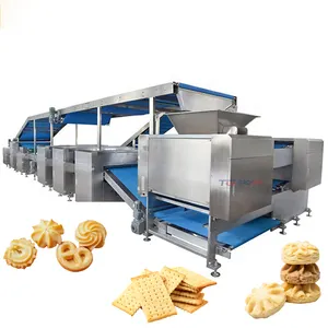 Produção rápida Monitoramento da produção em tempo real Máquina de fazer biscoitos com produtos de resíduos minimizados para iniciantes
