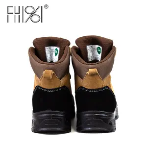 FH1961 OEM de fábrica botas de seguridad con punta de acero para hombres que venden zapatos de seguridad antigolpes antideslizantes zapatos de seguridad baratos para la venta caliente