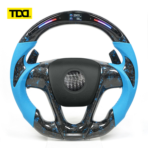 Volant en fibre de carbone LED véritable TDD compatible avec Mercedes-Benz Smart - Product Image 1
