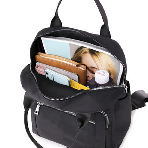 Zaini da Viaggio Quotidiani per <span class=keywords><strong>Donna</strong></span> in Nylon Leggero con Logo Personalizzato, Borse per la Scuola # Zaino PA0500 ad Alta Capacità per <span class=keywords><strong>Donna</strong></span> - Product Image 3