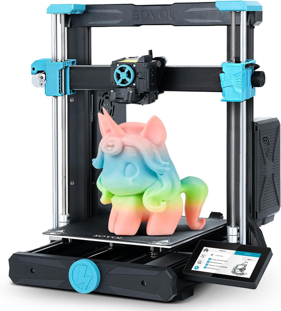 Sovol SV06 ACE Open Source 3D Printer Fully Auto Leveling High Speed 600mm/s Multicolor with an Upgraded Camera Home Farm Use