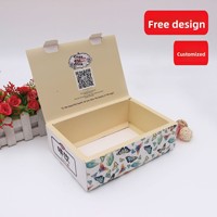 Boîte en carton blanc à couvercle rabattable pour café, produits de santé, emballage en papier, boîte cadeau pliable, boîte en papier alimentaire