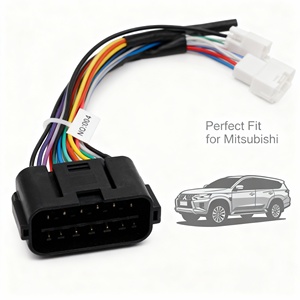 Adaptateur de faisceau de câblage 16 broches pour <span class=keywords><strong>voiture</strong></span>, câble d'alimentation pour autoradio Android pour <span class=keywords><strong>Mitsubishi</strong></span> Pajero Sport <span class=keywords><strong>Space</strong></span> <span class=keywords><strong>Star</strong></span> - Product Image 1