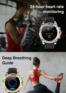 สมาร์ทวอทช์ 1.28 นิ้ว IPS 240x240 รองรับการโทรผ่านบลูทูธ GPS NFC วั<span class=keywords><strong>ด</strong></span>อัตราการเต้นของหัวใจ ตรวจจับการนอนหลับ กันน้ำ IP65 SOS ชาร์จแม่เหล็ก <span class=keywords><strong>ปฏิทิน</strong></span> Dafit - Product Image 2