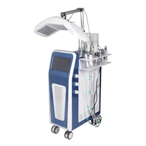 9 In 1 Geen Naald Mesotherapie Dermabrasie Hydra Pdt Led Lichttherapie Huidverzorging Schoonheid Machine Gezicht Met Acne verwijderen Masker