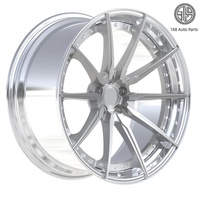 168 jantes en alliage d'aluminium forgé sur mesure en 2 pièces, 17, 18, 19, 20 pouces, 5x112, 5x120, 5x114.3, pour Cadillac