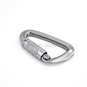 Boucle autobloquante d'escalade en alliage d'aluminium 12KN pouvant être utilisée comme équipement <span class=keywords><strong>de</strong></span> sécurité pour l'escalade et l'alpinisme. - Product Image 4