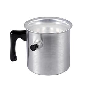 Olla de Baño María de Aluminio de 1 L y 13 cm con Boquilla para Hervir a Doble Vapor - Product Image 1