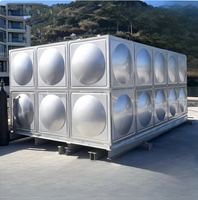 Réservoir de stockage d'eau en acier inoxydable isolé de qualité alimentaire de 3000 litres 5000 litres Garantie de 25 ans 1 an