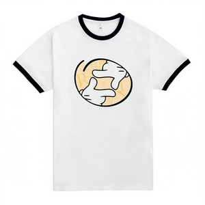 Camiseta Blanca Pampling X Revival Plus con Estampado Gráfico, Ropa Casual Unisex - Product Image 2