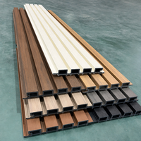 Panneaux muraux 3D rainurés en WPC, alternative au bois pour l'extérieur - Design moderne, imperméables et ignifuges