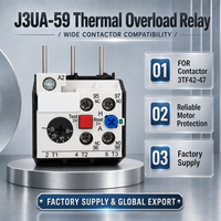 Relais de contrôle de surcharge thermique J3UA59, interrupteur scellé, protection de moteur basse puissance, contacts en cuivre AC, borne à vis 660V