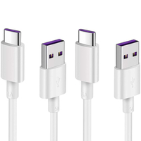 USB3.2 Gen2 Type C Ligne de chargeur de synchronisation de données 3A 60W Charge rapide Type C Fil USB-C cordon de câble d'alimentation pour Samsung