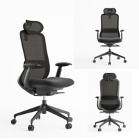 SITSTAR Vente en gros de meubles de bureau de luxe pour la maison, chaise de bureau ergonomique, chaise de bureau pivotante en maille moderne la moins chère, métal CN;ZHE