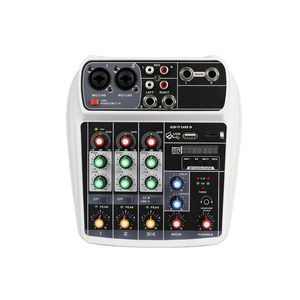 Mini 4 Channel Dsp Effect Sound Console Mixing Usb Dj <strong>Studio</strong> Recording Stereo Music Audio Mix <strong>Mixer</strong> - Product Image 1