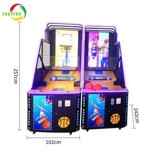 Máquina de Baloncesto Arcade Easyfun Nueva con Pantalla LCD Operada con Monedas, Máquina de Lanzamiento de Pelotas en Venta - Product Image 3