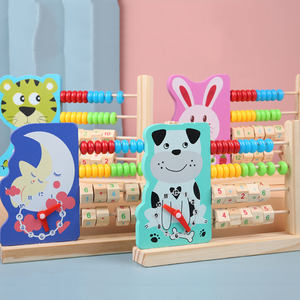 Reloj <span class=keywords><strong>de</strong></span> Educación Temprana <span class=keywords><strong>de</strong></span> madera para niños <span class=keywords><strong>de</strong></span> alta calidad, cuentas <span class=keywords><strong>de</strong></span> Color, marco <span class=keywords><strong>de</strong></span> ábaco, aprendizaje <span class=keywords><strong>de</strong></span> inteligencia, Juguetes didácticos - Product Image 3
