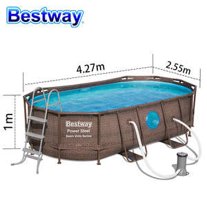 <span class=keywords><strong>Bestway</strong></span> 56714 piscines <span class=keywords><strong>piscine</strong></span> extérieure à cadre métallique piscines hors sol pour jardins - Product Image 4