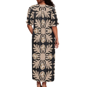 Vestidos Muumuu <span class=keywords><strong>de</strong></span> Talla Grande con Diseño Personalizado <span class=keywords><strong>de</strong></span> Arte <span class=keywords><strong>de</strong></span> las Islas del Pacífico, Vestidos <span class=keywords><strong>de</strong></span> <span class=keywords><strong>Fiesta</strong></span> <span class=keywords><strong>de</strong></span> Alta Calidad, Venta Directa <span class=keywords><strong>de</strong></span> Fábrica - Product Image 5